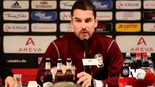 Pressekonferenz nach dem Spiel gegen Nürnberg