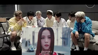 BTS REACTION TO BLACKPINK'S JISOO ‘꽃(FLOWER)’ M/V II BTS  REACCIONA BLACKPINK'S JISOO ‘꽃(FLOWER)’