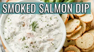 EASY Party Appetizer | Creamy Smoked Salmon Dip