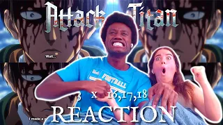 ATTACK ON TITAN (3x16) (3x17) (3x18) REACTION