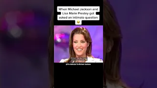 When Michael Jackson And Lisa Marie Presley Got Asked An Intimate Question #Shorts