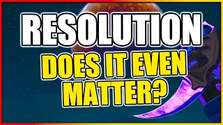 Does Resolution In CS:GO Give You An ADVANTAGE?
