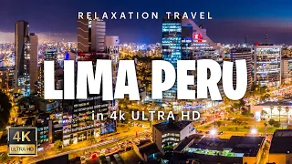 Lima in Peru 4k Ultra HD 60FPS Drone Video - Scenic Relaxation With Claiming Music