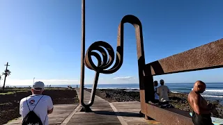 Tenerife - Walking to Playa de las Vistas 4K (2023. jan. 8.)