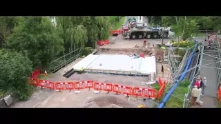 Timelapse of Church Lane bridge construction