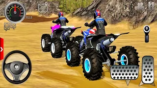 American - 2 Us Quads Bikes Racing On Ride City Online 2 Player's On Gameplay Video