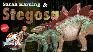 2022 Mattel Jurassic World Legacy Collection Sarah Harding & Stegosaurus Review!!! Lost World!!!