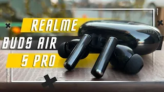 ELITE SOUND 🔥 REALME BUDS AIR 5 PRO WIRELESS HEADPHONES ANC LDAC 50 dB 40 HOURS OF SOUND IPX5
