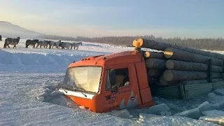 Русская техника по Бездорожью Грузовики на крайнем севере