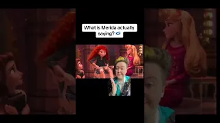 What does Merida actually say? #scottish #merida #wreckitralph2 #disney