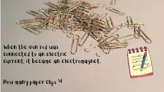 Experiment - Effect of number of batteries on electromagnet strength