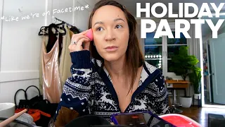 HOLIDAY PARTY Get Ready With Me! Vlogmas Day 8