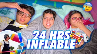 24 HORAS en el INFLABLE 🔥 *mala idea 🥶*  El Tío Néstor 💎