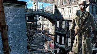 Fallout 4 Settlement Build: Hangman's Alley super extended! (PC Build)