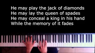 Shape of my heart - Sting piano Karaoke/Sing along with Lyrics