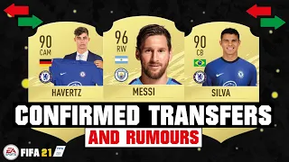 FIFA 21 | NEW CONFIRMED TRANSFERS & RUMOURS 😱🔥| FT. MESSI, HAVERTZ, THIAGO SILVA... etc