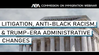 Litigation, Anti-Black Racism, and Trump-Era Administrative Changes