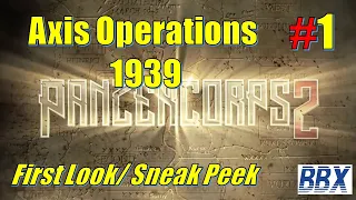 Panzer Corps 2 | Axis Operations 1939 dlc | First Look | Czechoslovakia