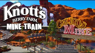 POV Re-Creation of Knott's Berry Farm Calico Mine Train!