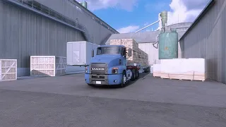 POV Truck Driving a Mack Anthem from Redding to Medford in American Truck Simulator