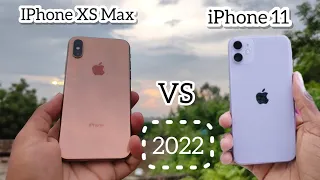 iPhone 11 VS IPhone XS Max in 2022 | Detailed Comparison  in Hindi | Camera Test | Gaming Test🔥