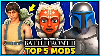 Battlefront 2 Ahsoka, Clone Wars Droids Mods! (Top 5 Mods #121)