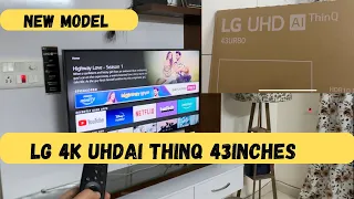 LG 4k UHD AI ThinQ 43 inch TV | Model no 43UR8050PSB |Unboxing & Demo | Rupslife