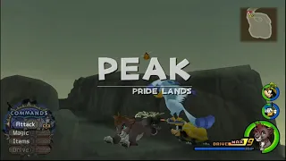 Pride Lands Peak with 14 Lucky Lucky's | Kingdom Hearts II Final Mix