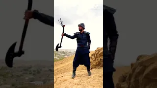 Turgut axe skills part 10 | spinning by ameer Ghulam