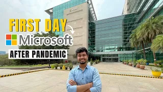 @Microsoft Software Engineers’s First Day in Office ❤️ | Work from home ends! 🥺