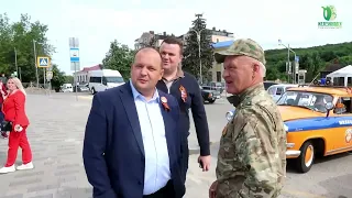 Традиционный автопробег к Дню Победы в Железноводске