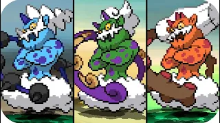 Pokémon Black & White - Thundurus Tornadus & Landorus Location and Battle (HQ)