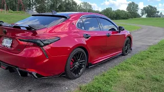 2021 Toyota Camry XSE Custom Upgrades DRL TRD Spoiler Caliper Covers Body Kit Carbon Fiber 😎🌎😁