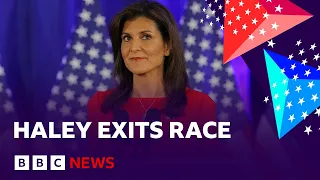 Trump must earn our votes, says Nikki Haley as she quits US presidential race | BBC News