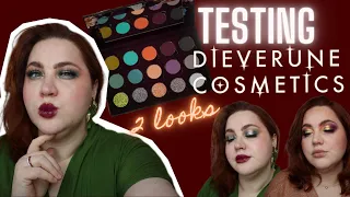 Testing Dieverune Cosmetics GLOOMY GARDEN | NEW Indie Brand TEST OUT