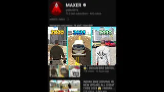 INDIAN BIKE DRIVING 3D IN 2020 VS 2024 VS 2030 😨 | INDIAN BIKE DRIVING 3D | #shorts #maxer