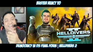 Buster Reacts to @TheActMan | Helldivers 2 Is WAY Better Than It Should Be