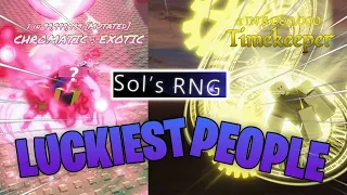Sols RNG Luckiest People in the World (Funny Reactions)