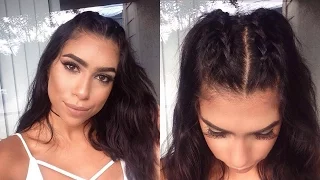 How to : Half Up Half Down DUTCH BRAID