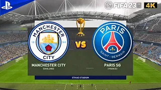 FIFA 23 - Man City vs PSG - Season Match- Friendly Match - PS5 Gameplay 4K 60FPS HDR