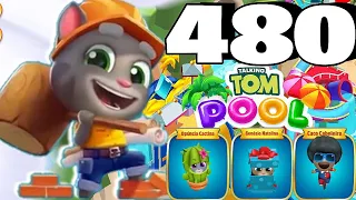 Talking Tom Pool Level 471-480 new visitors GAMEPLAY