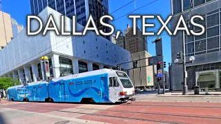 Life in Dallas, Texas 🇺🇸  - 4K UHD Walking tour of Dallas Downtown