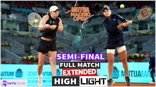 Iga Swiatek vs Veronika Kudermetova Highlights Semi-Final | WTA Mutua Madrid Open 2023