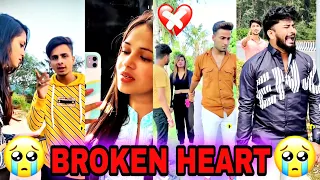 Sad Breakup 💔💔💔 MX Taka Tak video #Tiki_love_story😥Fnuuy sad tikTOK shayari #Hindi moj part 120