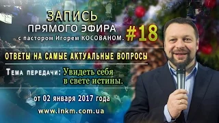 Запись прямого эфира  от 02/01/2017 [Увидеть себя в свете истины] - Игорь Косован