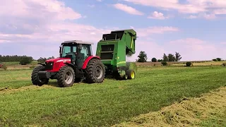 Ferguson 4299 John Deere 592 Round Balers-Blippi Excavator Channel