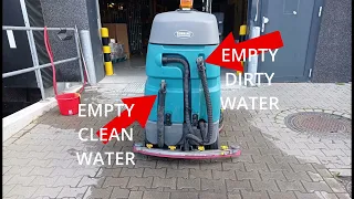 Tennant T7 Floor cleaner - How to use - Picnic FCA