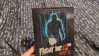 Friday the 13th part 3 40th Anniversary Steelbook Unboxing (Paramount)