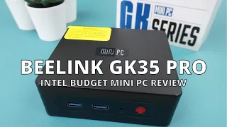 Beelink GK35 PRO Review - Budget mini PC for home or office work with Intel Celeron J4105 CPU