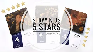 ⭐STRAY KIDS 5 STARS digipack ver. unboxing | Распаковка диджипаков СТРЕЙ КИДС от SOUNDWAVE 🤡